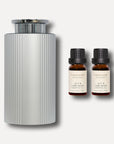 Ribbed Essential Oil Diffuser (Silver)