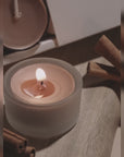 Cinnamon Tealights and Candle Holder Set