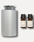 Ribbed Essential Oil Diffuser (Silver) - VAUCLUSE
