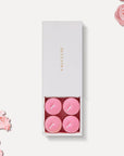 Set of luxury Rose tealight candles from Vaucluse Fragrance, perfect for elegant home aromatherapy.