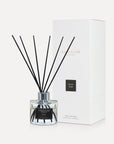 Vaucluse Black Rose scented reed diffuser set with elegant packaging.