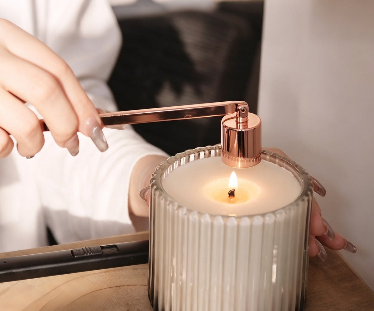 Stop Blowing Out Candles: How to Use a Candle Wick Trimme - VAUCLUSE