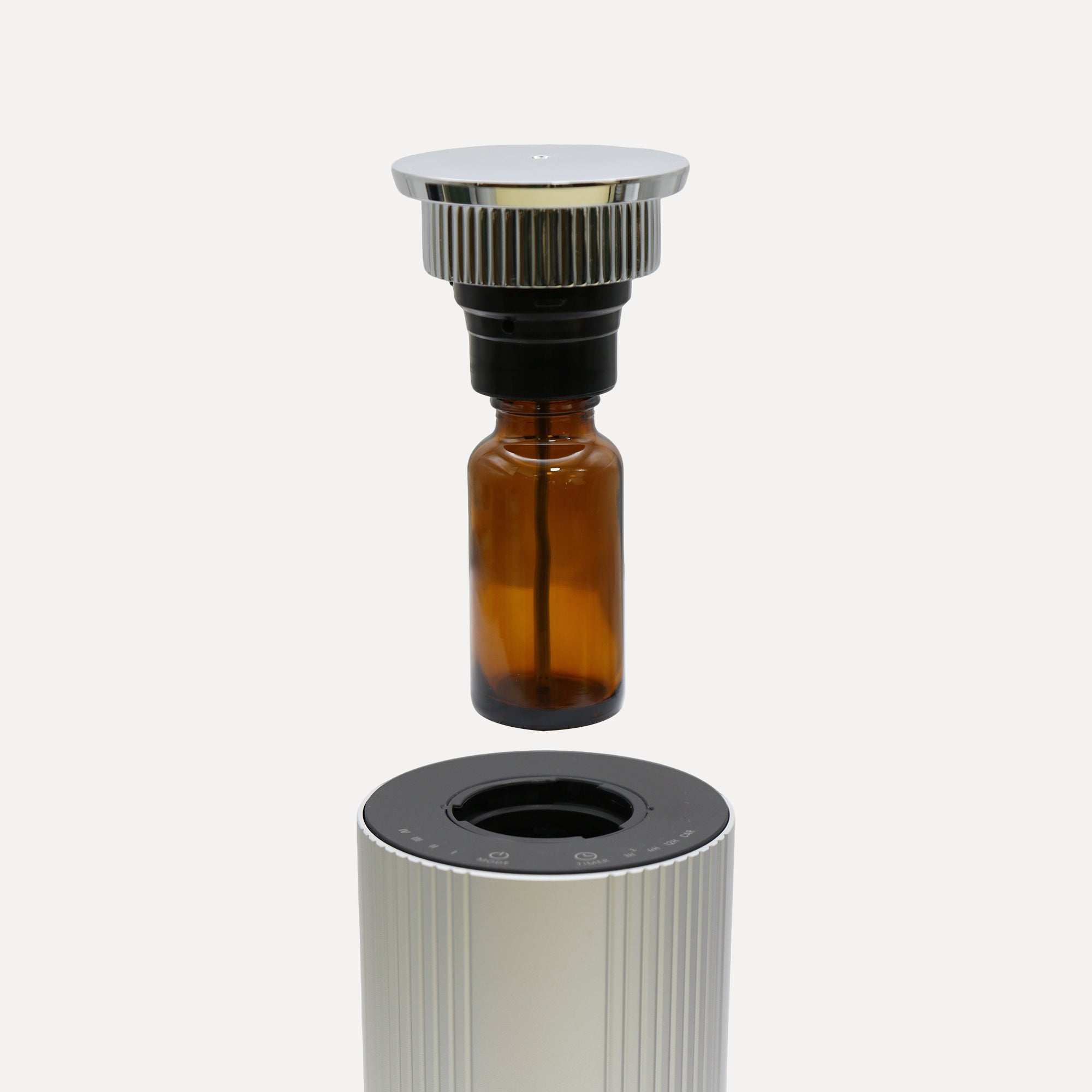 Ribbed Essential Oil Diffuser (Silver)
