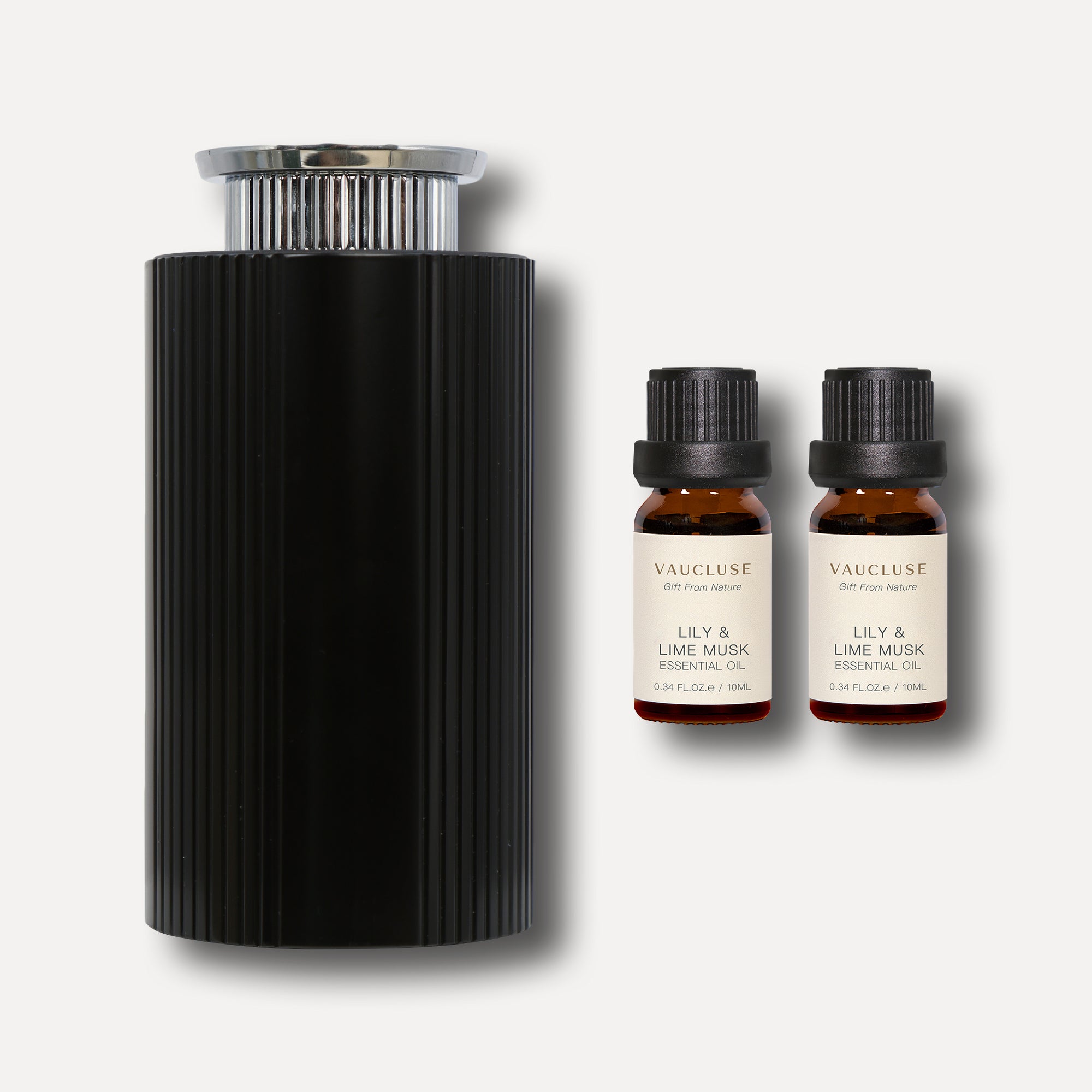 Ribbed Essential Oil Diffuser (Black)