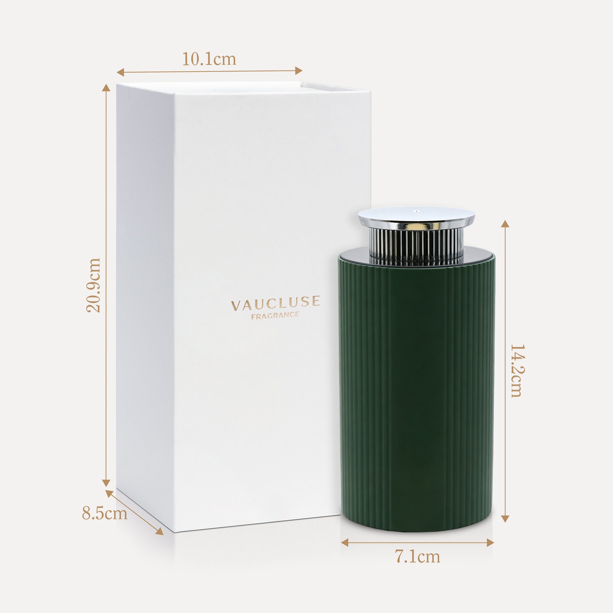 Ribbed Essential Oil Diffuser (Abyssal-Green)