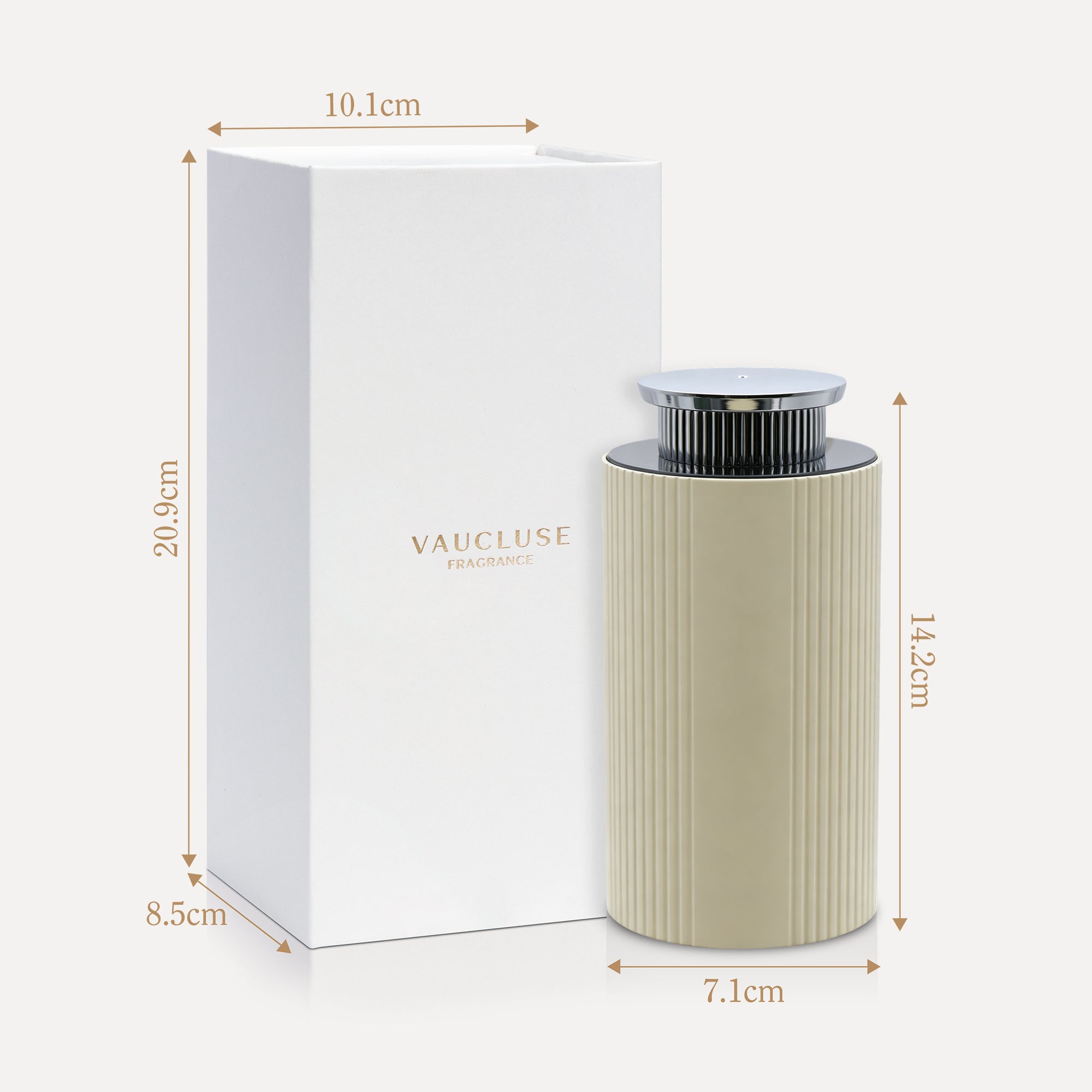 Ribbed Essential Oil Diffuser (Apricot)