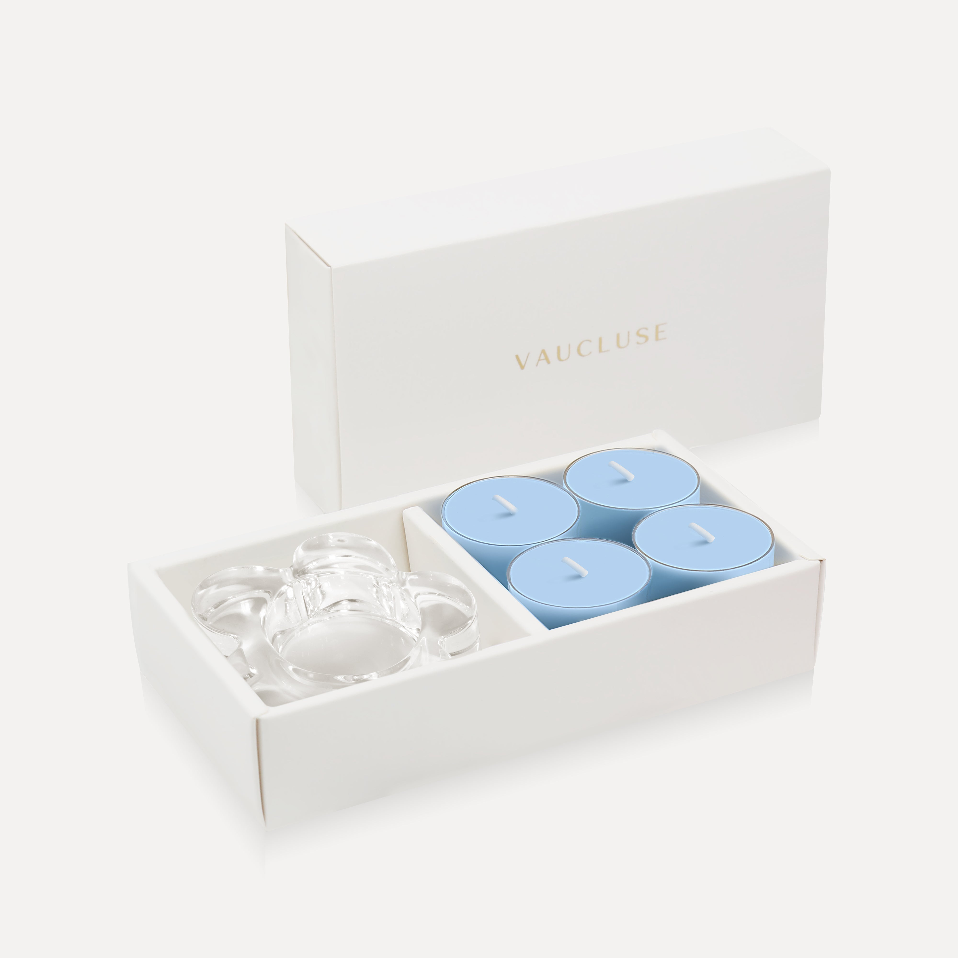 Breeze Tealights and Candle Holder Set (Flower shape) - VAUCLUSE