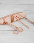 Candle Wick Trimmer, Snuffer and Dipper Set (Rose Gold) - VAUCLUSE