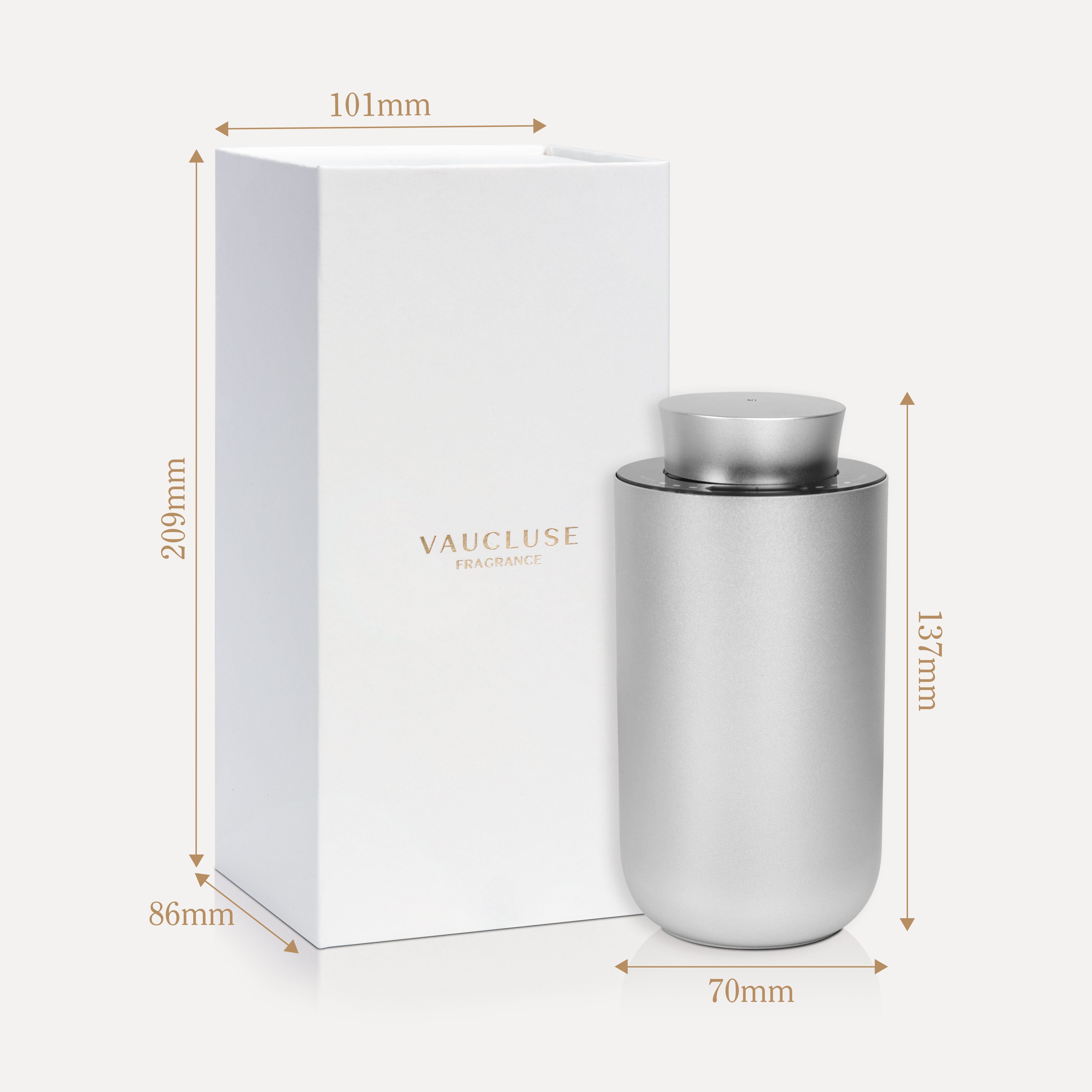 Essential Oil Diffuser (Silver) - VAUCLUSE
