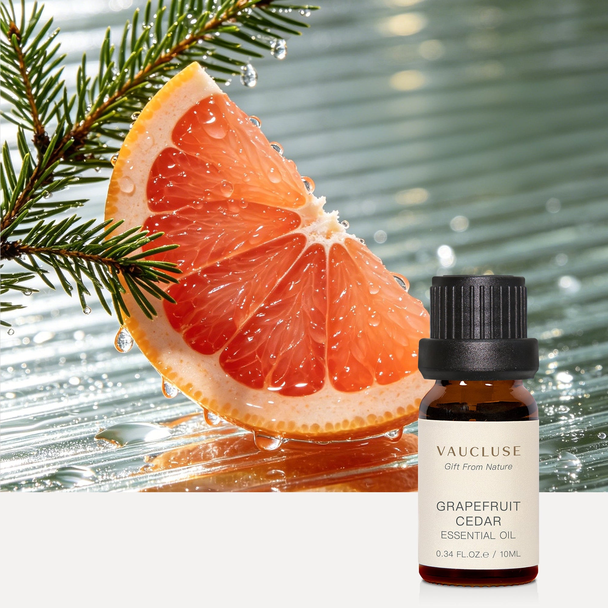 Grapefruit & Cedar Essential Oil - 10ml - VAUCLUSE