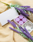 Lavender Tealights and Candle Holder Set - VAUCLUSE