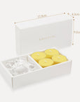 Lemon Tealights and Candle Holder Set (Flower shape) - VAUCLUSE