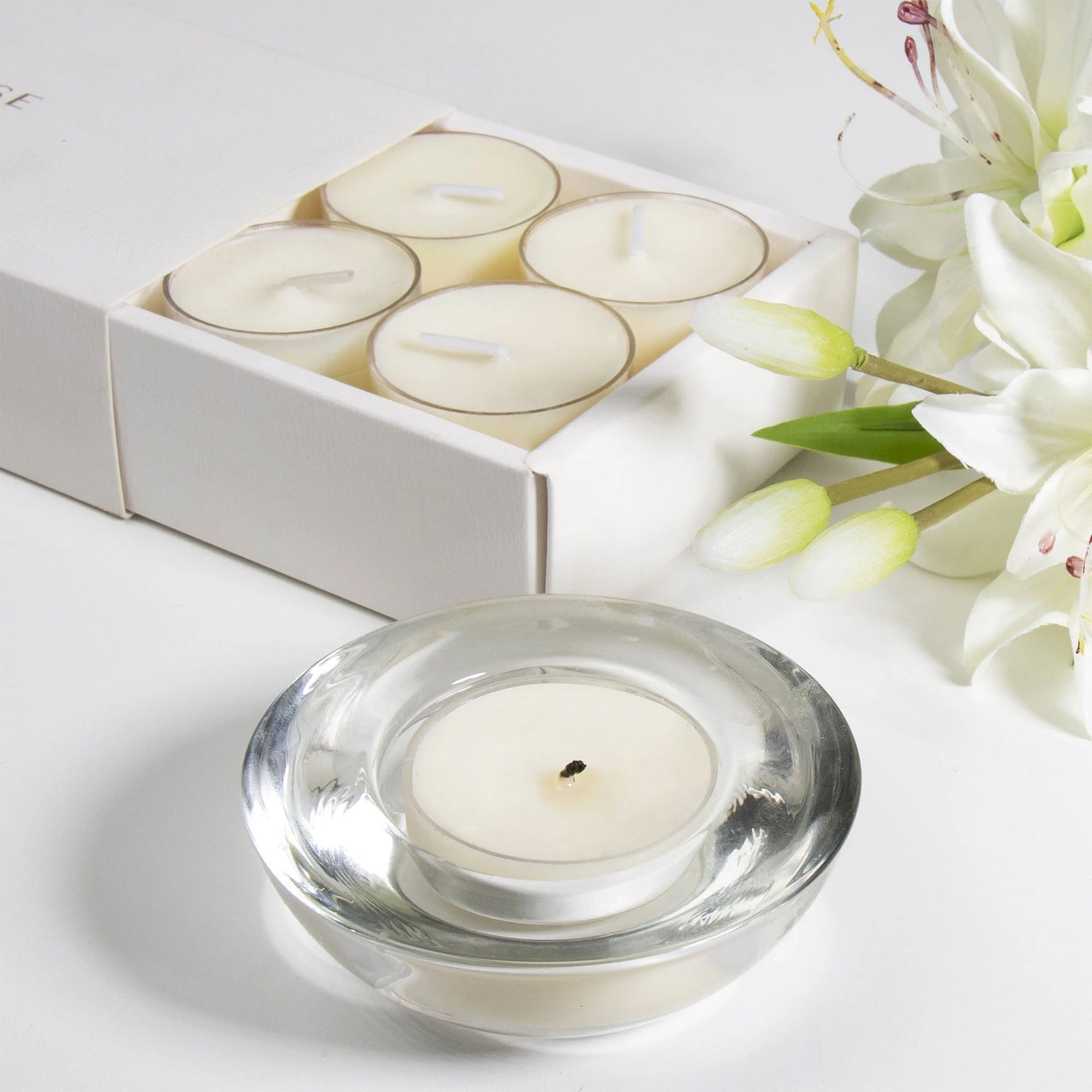 Lily Tealights and Candle Holder Set - VAUCLUSE