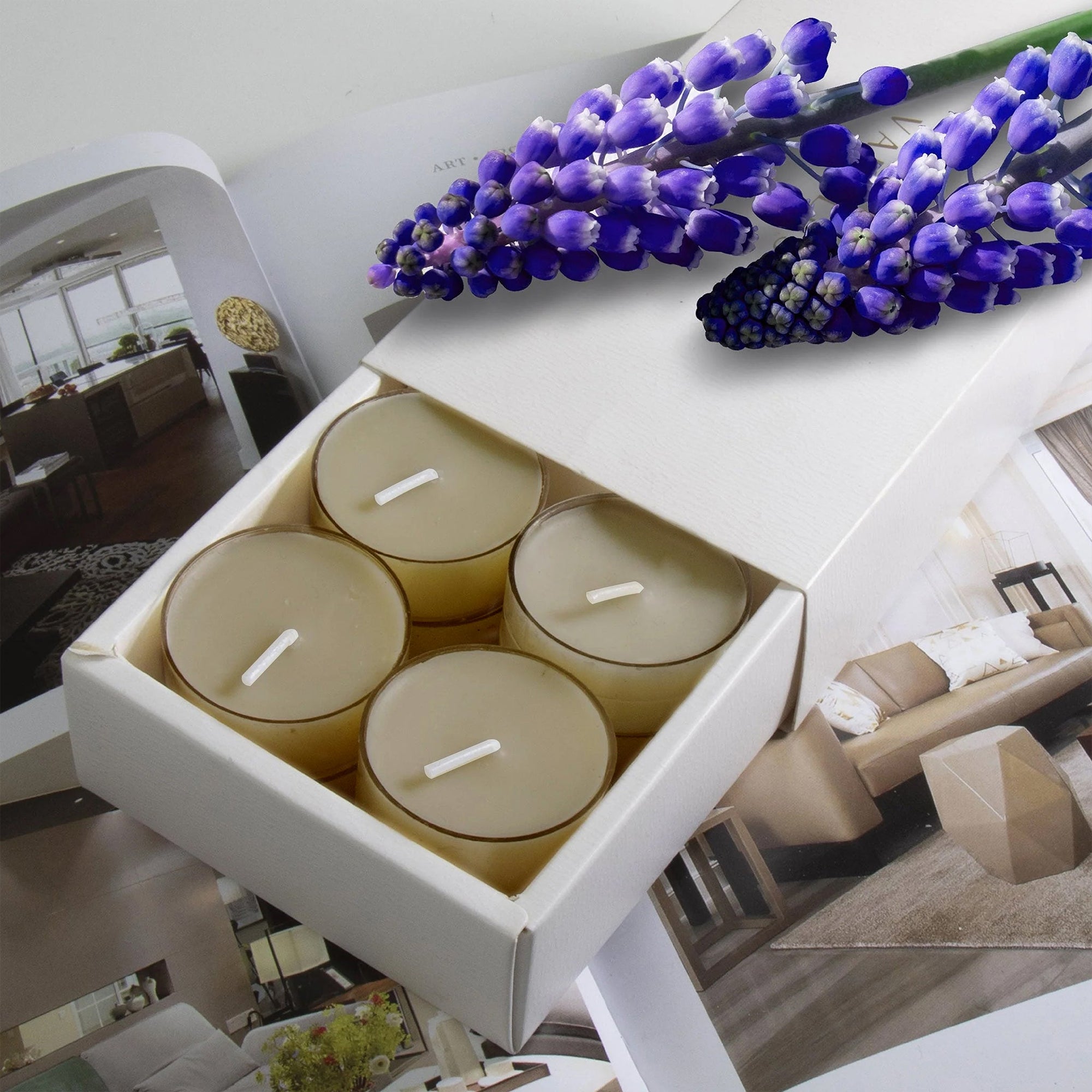 Musk Scented Tealight Candles - VAUCLUSE