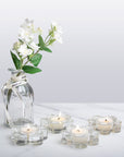 Pair of Tealight Candle Holders （Flower shape） - VAUCLUSE