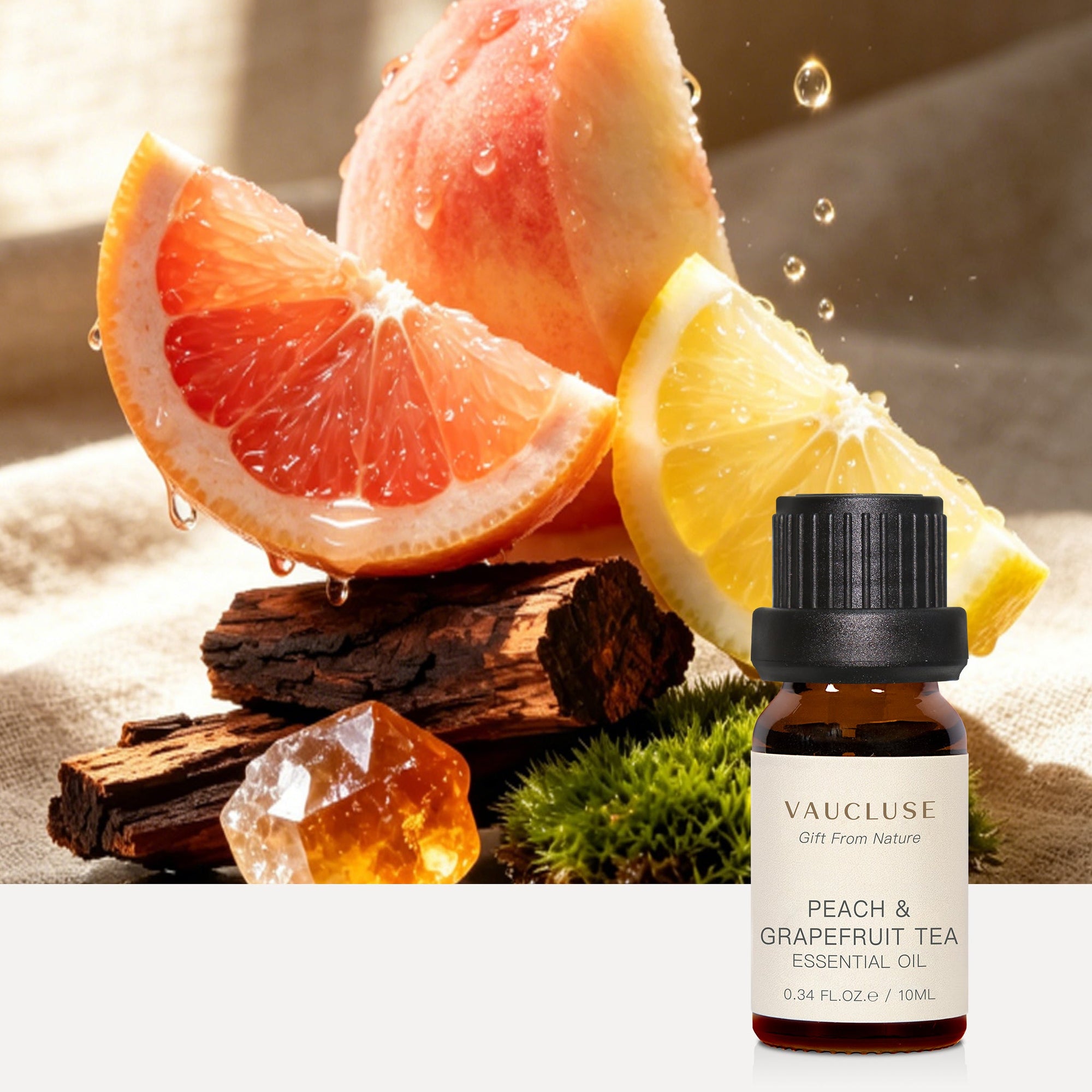 Peach & Grapefruit Tea Essential Oil - 10ml - VAUCLUSE