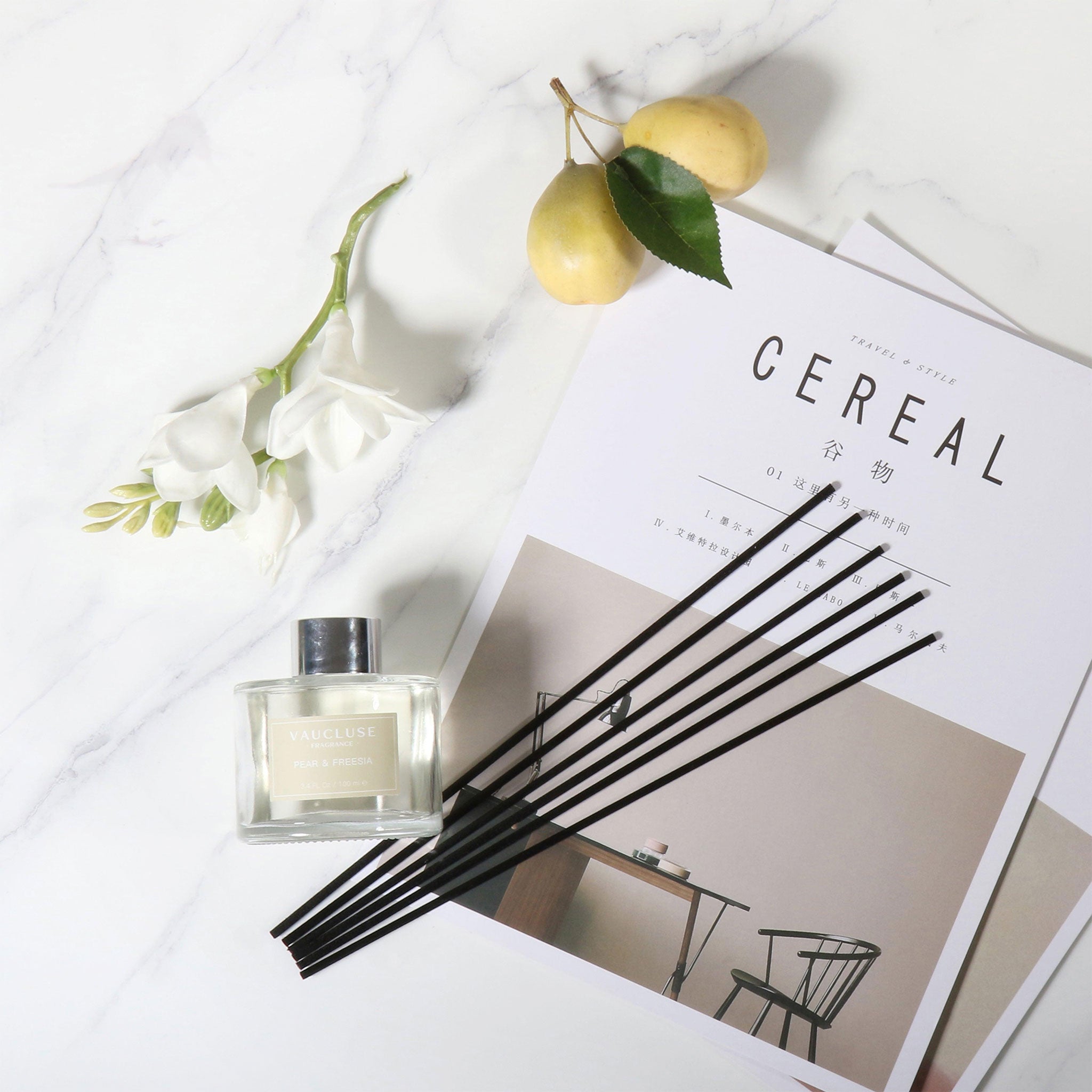 Pear &amp; Freesia Scented Reed Diffuser - VAUCLUSE