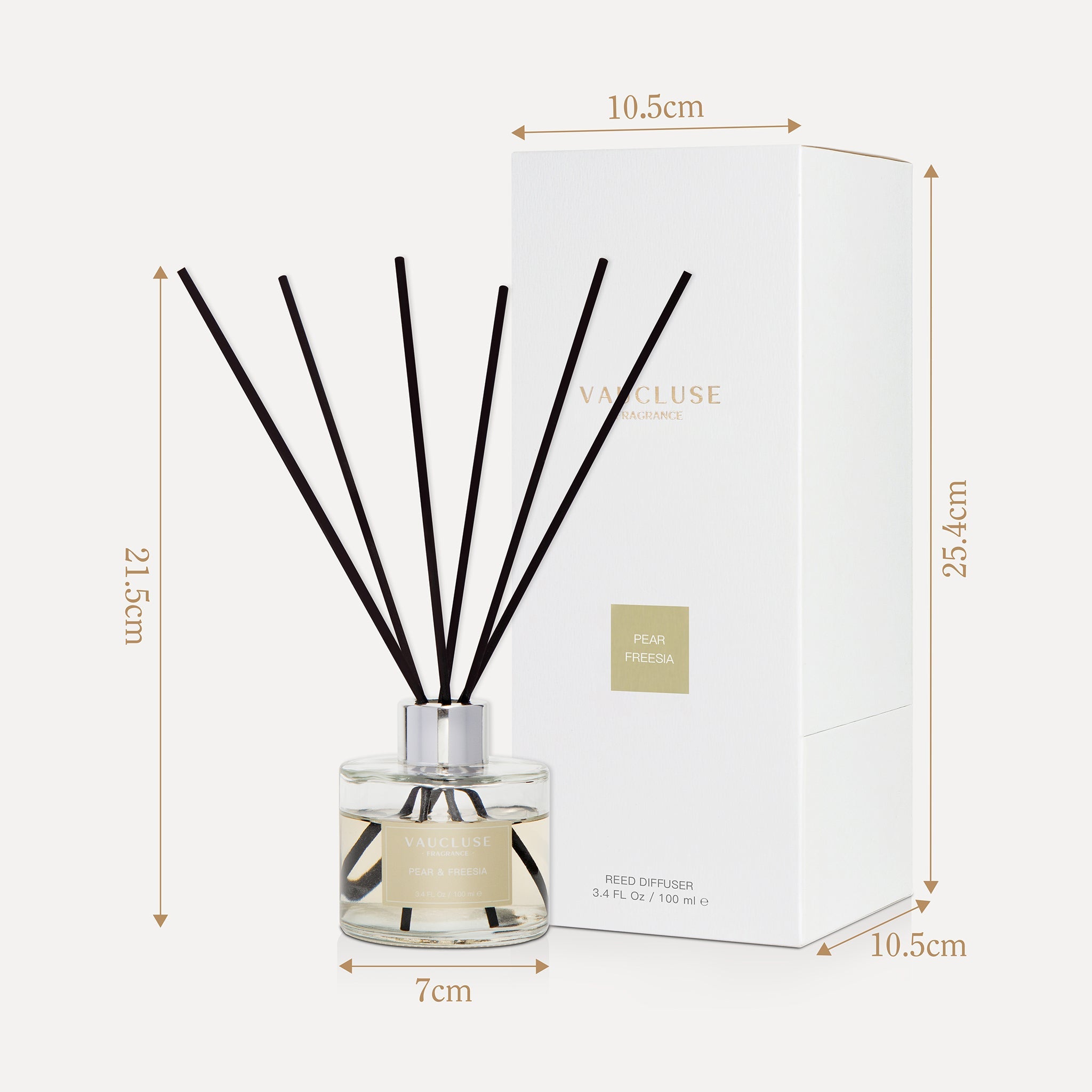 Pear &amp; Freesia Scented Reed Diffuser - VAUCLUSE