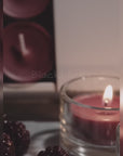 Blackberry Tealights and Candle Holder Set (Flower shape)