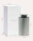 Ribbed Essential Oil Diffuser (Silver) - VAUCLUSE