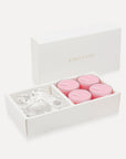 Rose Tealights and Candle Holder Set (Flower shape) - VAUCLUSE