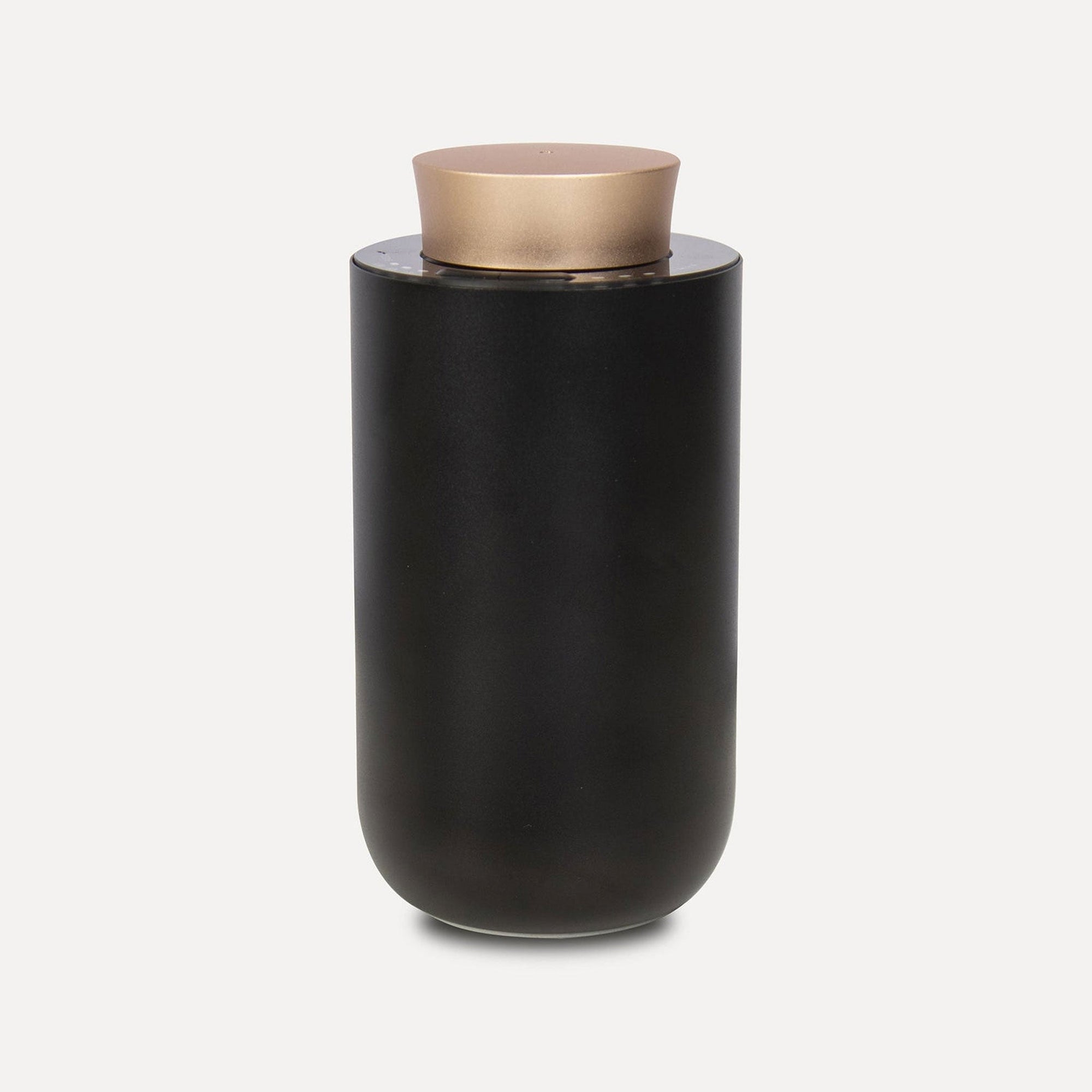 Vaucluse premium waterless electric oil diffuser in Black Rose Gold finish, modern nebulizer design.