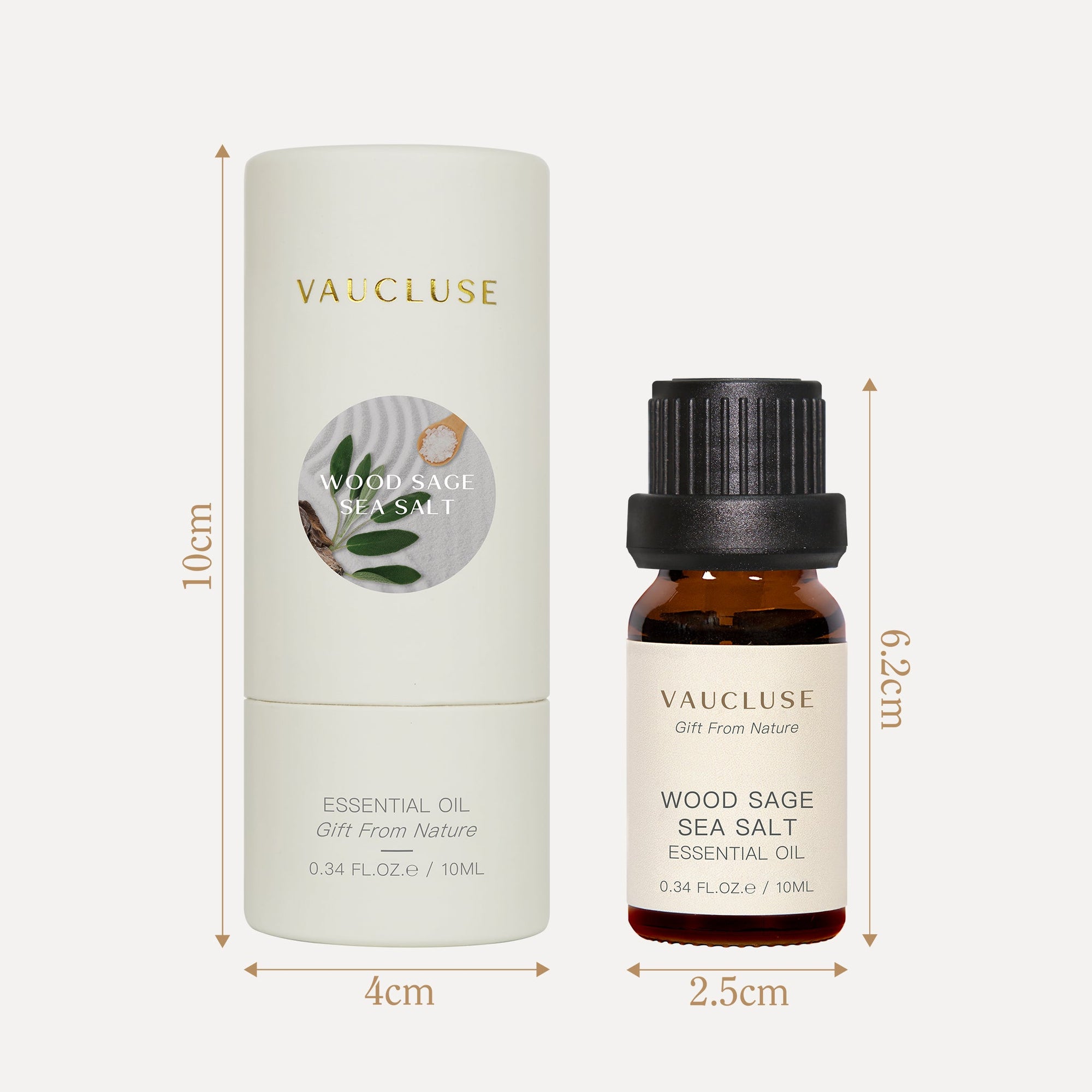 Wood Sage Sea Salt Essential Oil-10ml - VAUCLUSE