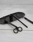 Candle Wick Trimmer, Snuffer and Dipper Set (Black) - VAUCLUSE