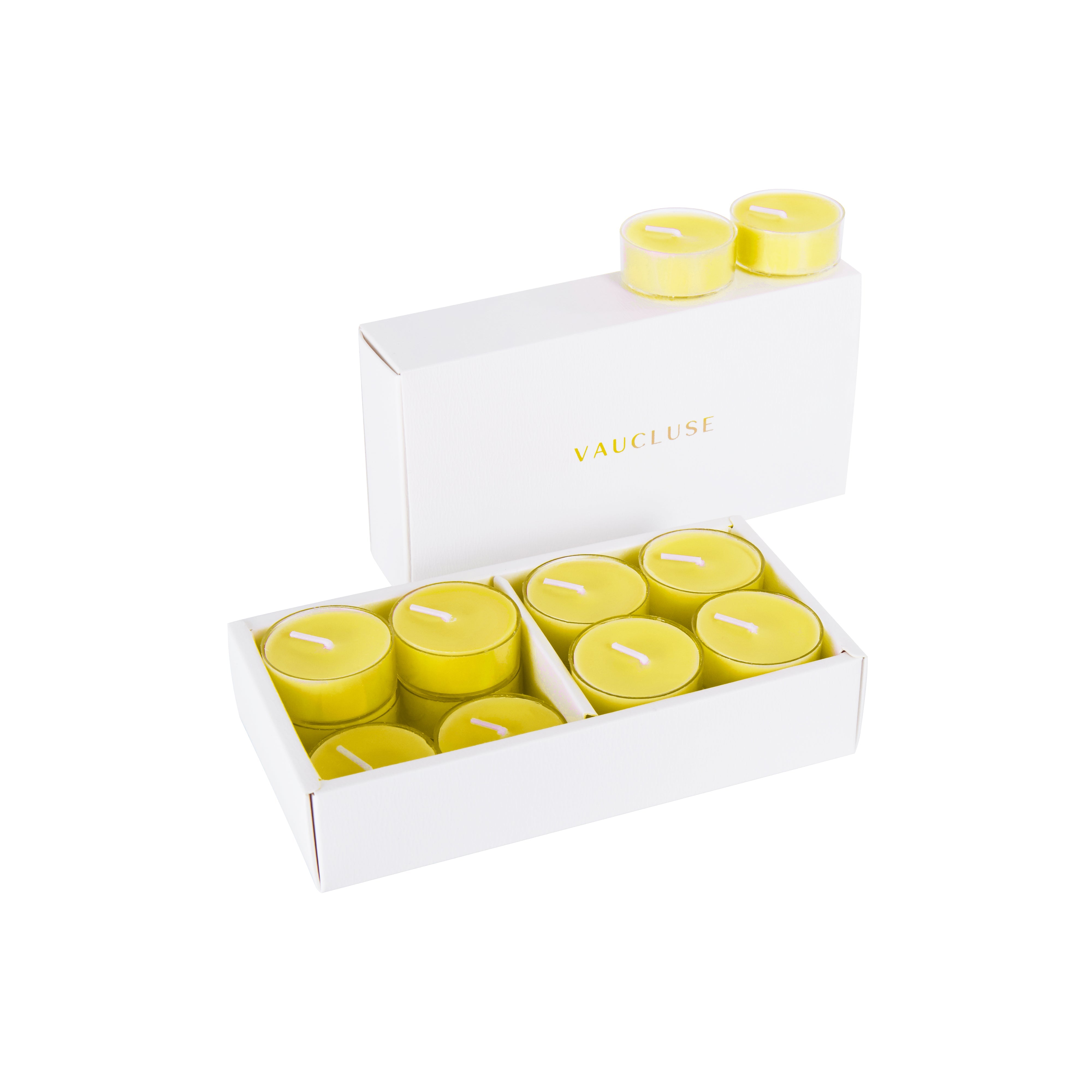 Lemon Scented Tealight Candles - VAUCLUSE