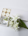 Lily Tealights and Candle Holder Set - VAUCLUSE